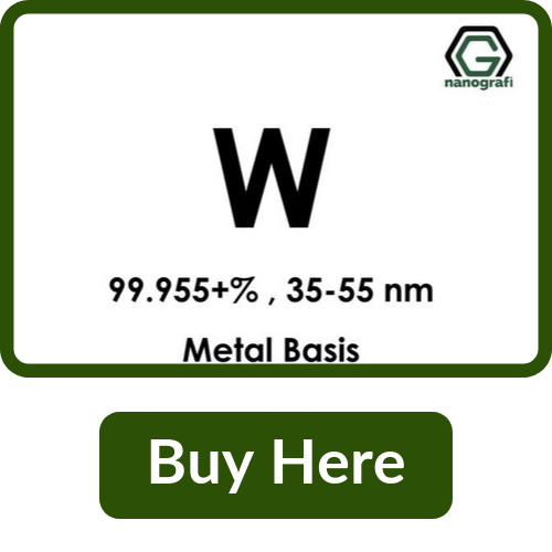 Tungsten Nanoparticles, Metal Basis