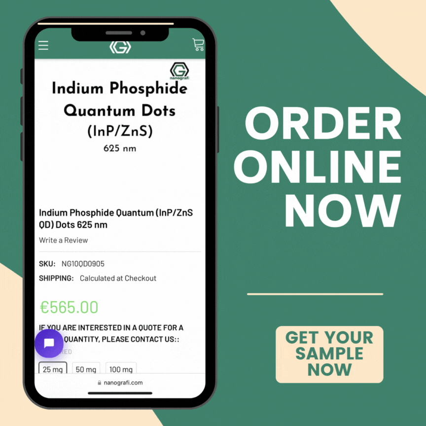 Buy Indium Phosphide Quantum Dots 625 nm Now